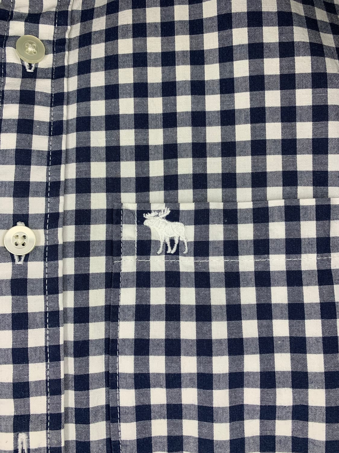 아베크롬비 깅엄체크 남방 상품이미지3