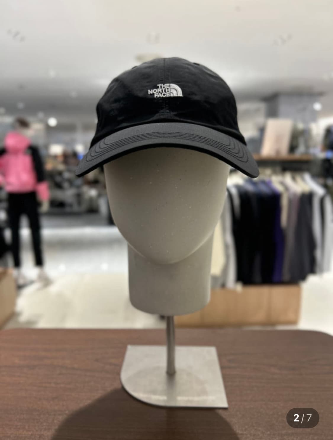 상태ss))노스페이스 소프트 캠프 캡 블랙 NE3CQ04A 상품이미지8