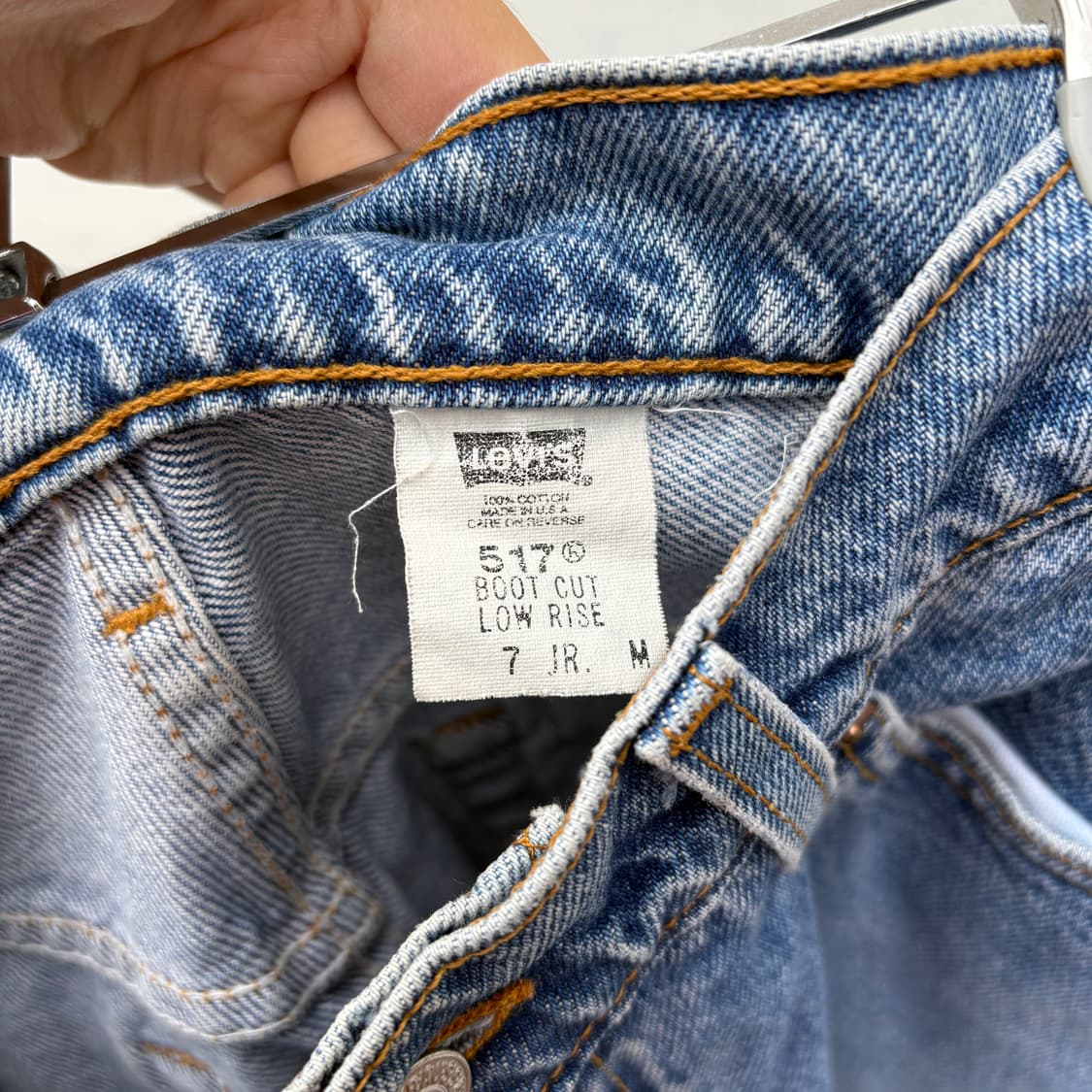 Levi’s 90s 리바이스 made in usa 517 데님 팬츠 상품이미지6