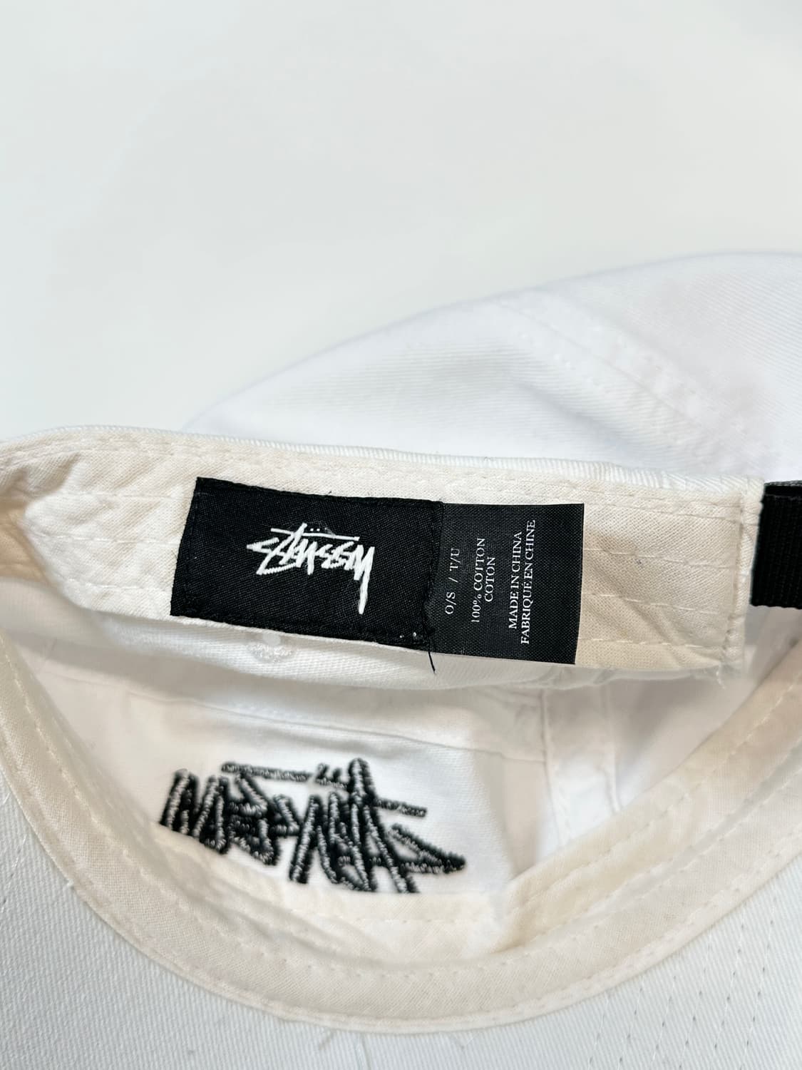 스투시 6패널볼캡 화이트 상품이미지4