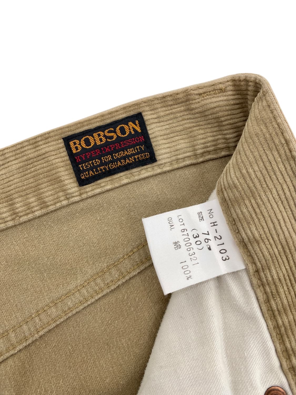 Bobson 코듀로이 5포켓 팬츠 상품이미지9