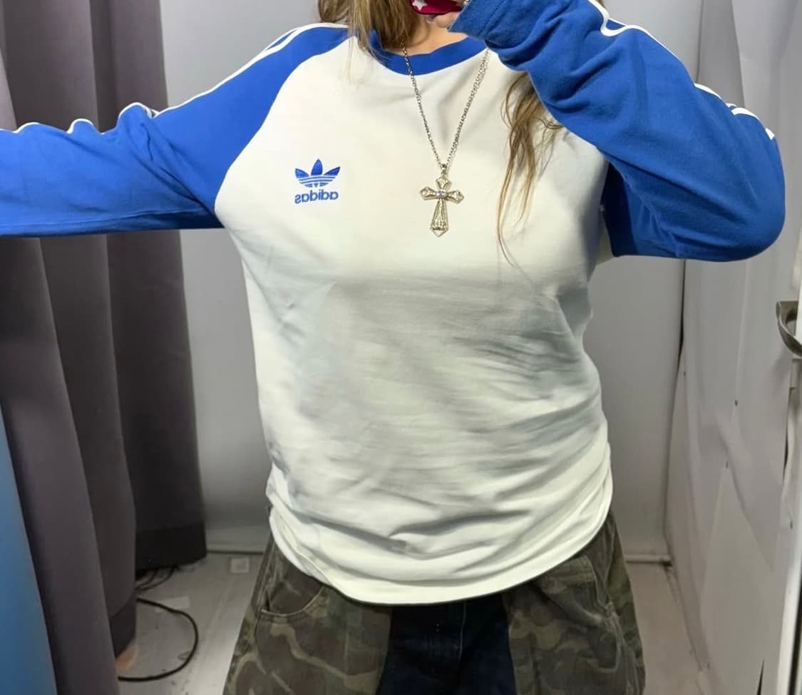 아디다스 흰파 롱슬리브  상품이미지1