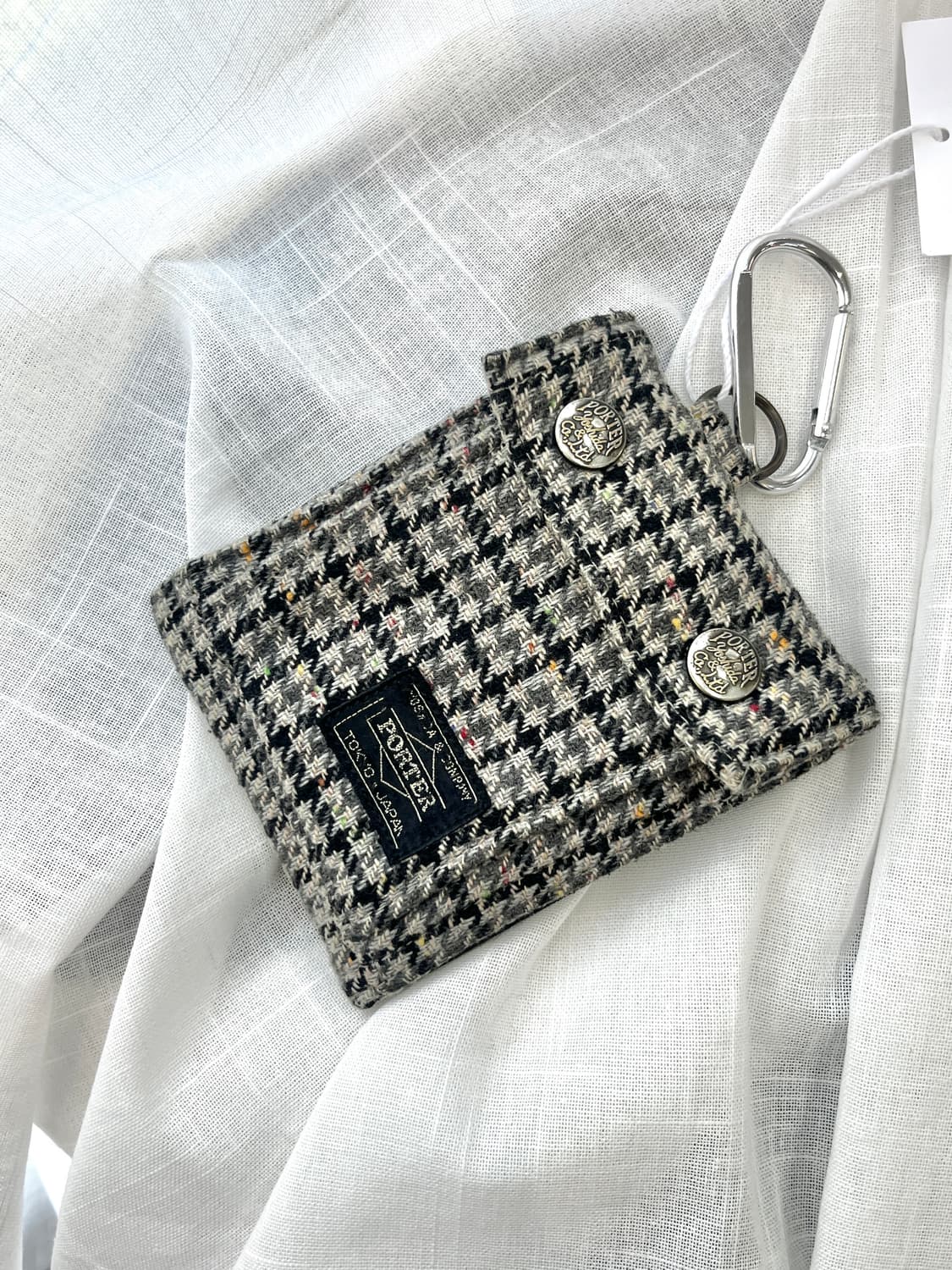 포터x에센셜디자인 울트위드 지갑 그레이 상품이미지2