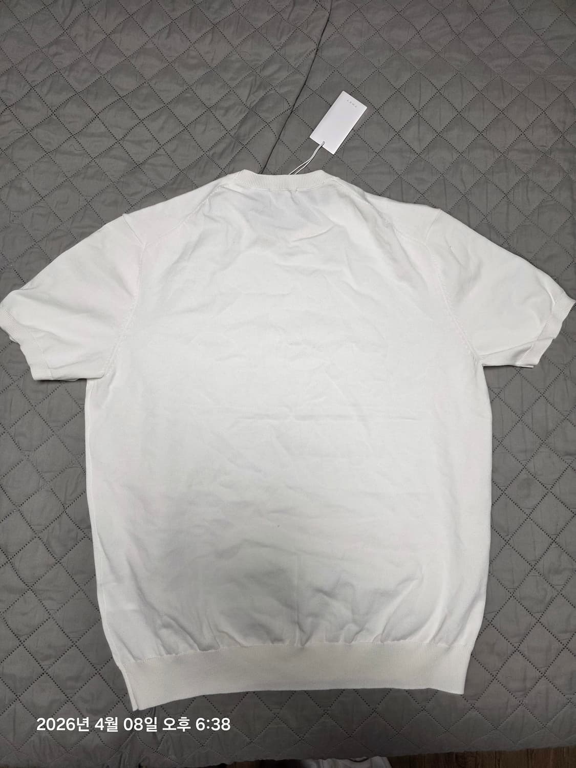 [L] 데이 반팔 라운드 니트 새상품 상품이미지2