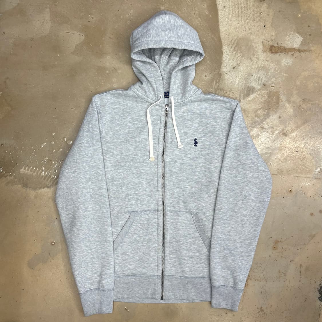 M 폴로랄프로렌 그레이 기모 후드집업 상품이미지2