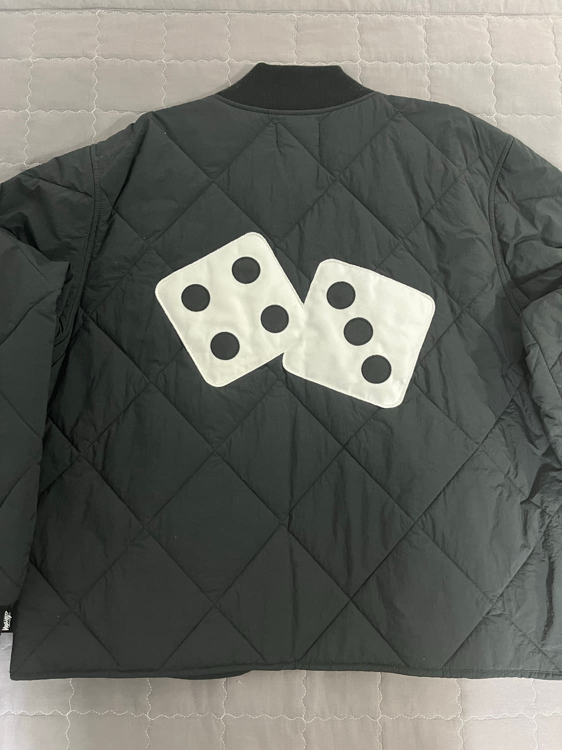 스투시 다이스 퀄티드 라이너 자켓 블랙 L 상품이미지4