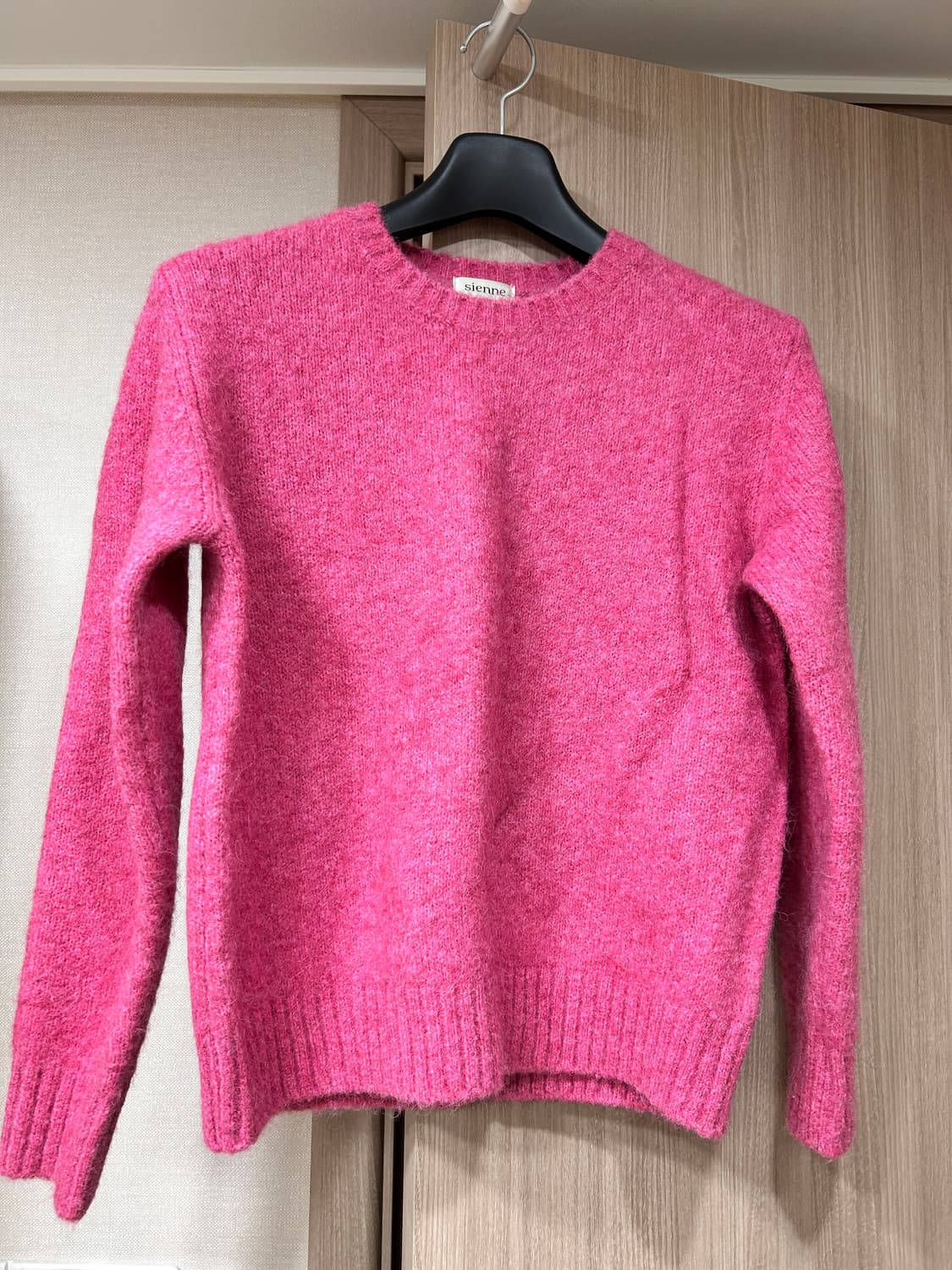 시엔느 모마 울 스웨터 핑크 S 상품이미지6