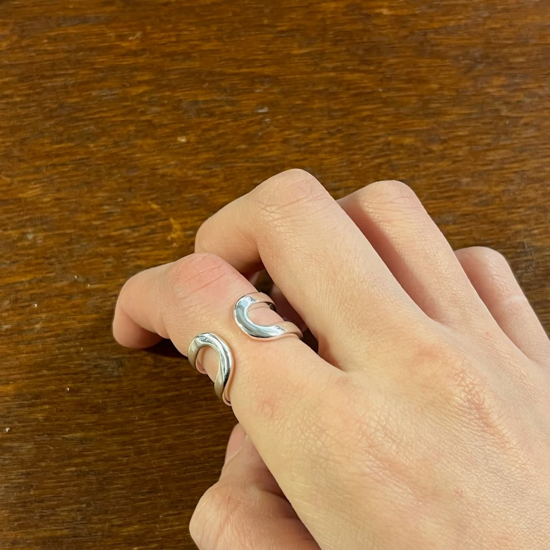 새상품 여성 신주 투트렉 반지  상품이미지3