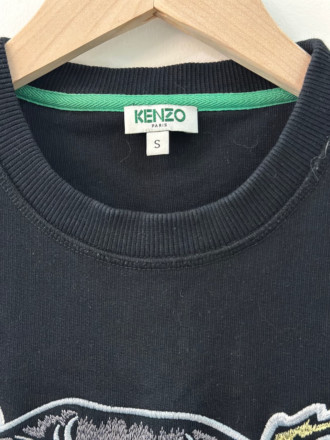 겐조 타이거 맨투맨 블랙 s 상품이미지3