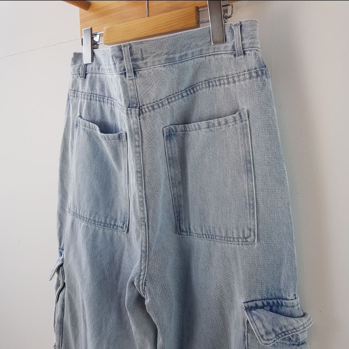 차오패닉 와이드 데님 카고 팬츠 상품이미지6