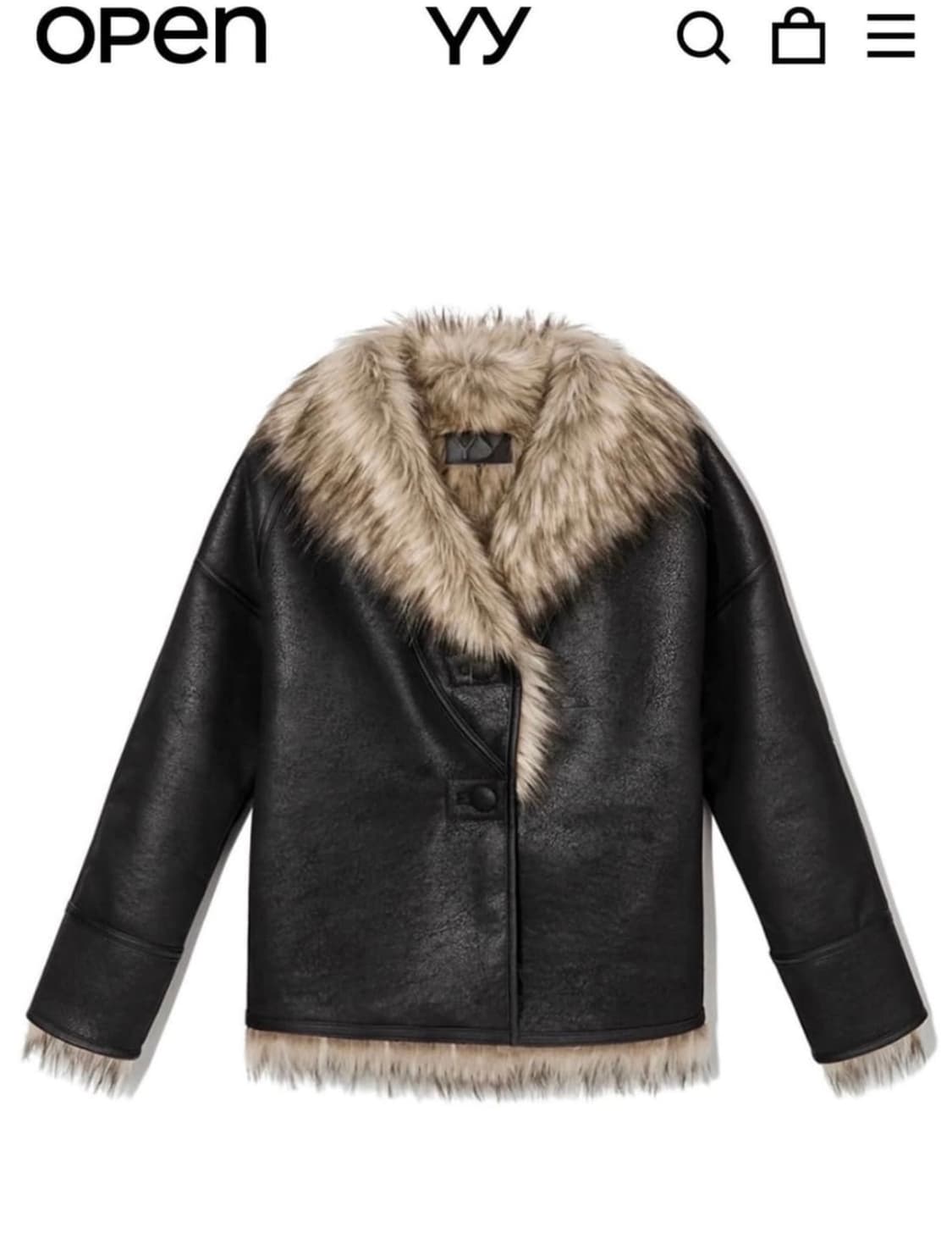 오픈YY 리버시블 퍼 자켓 상품이미지1