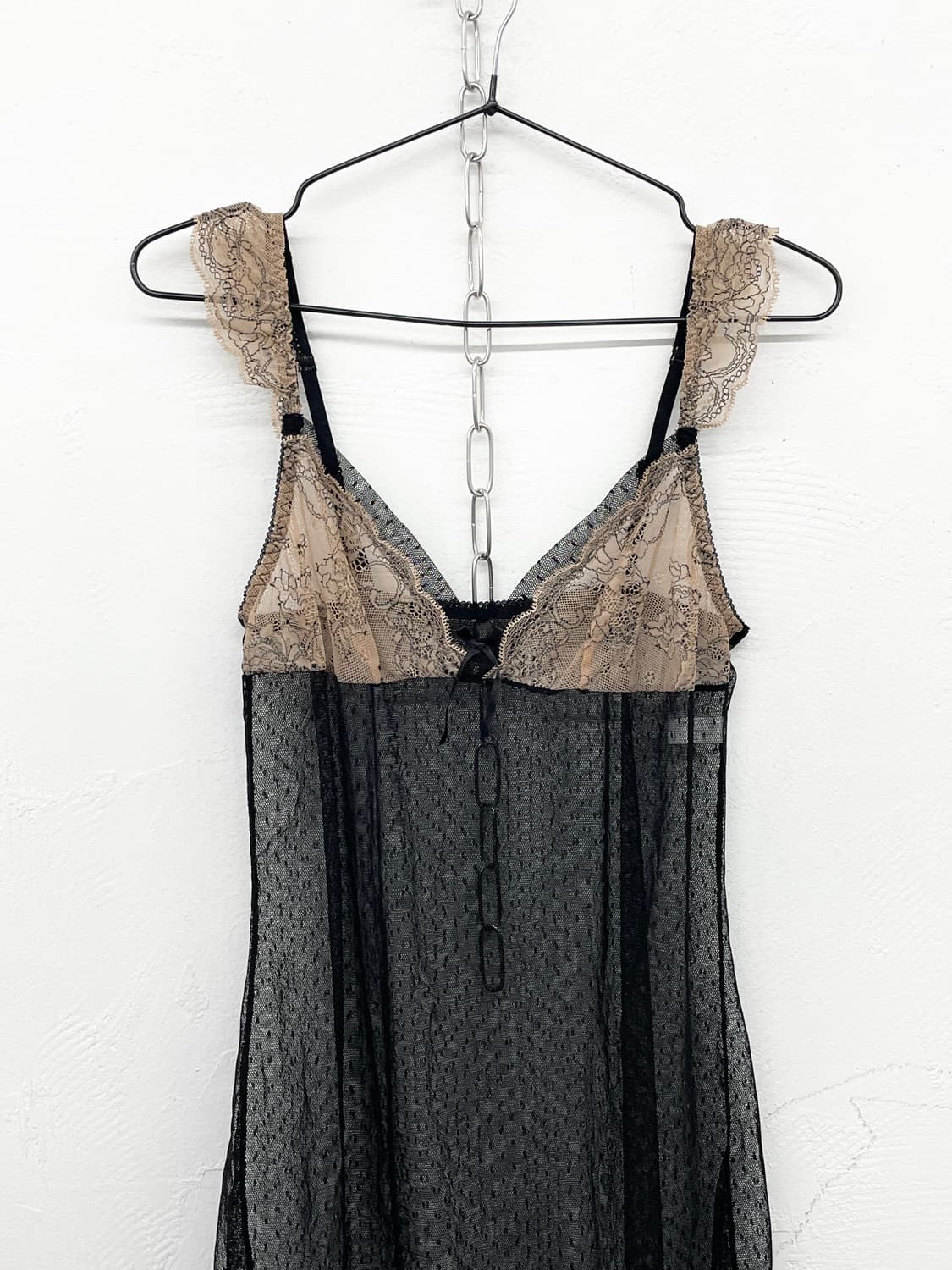 블랙 브리저튼 레이스 원피스 상품이미지5