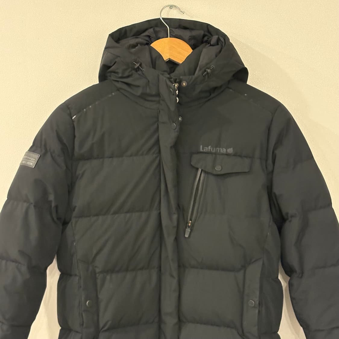 라푸마 블랙 구스다운 롱패딩 점퍼 160 상품이미지2