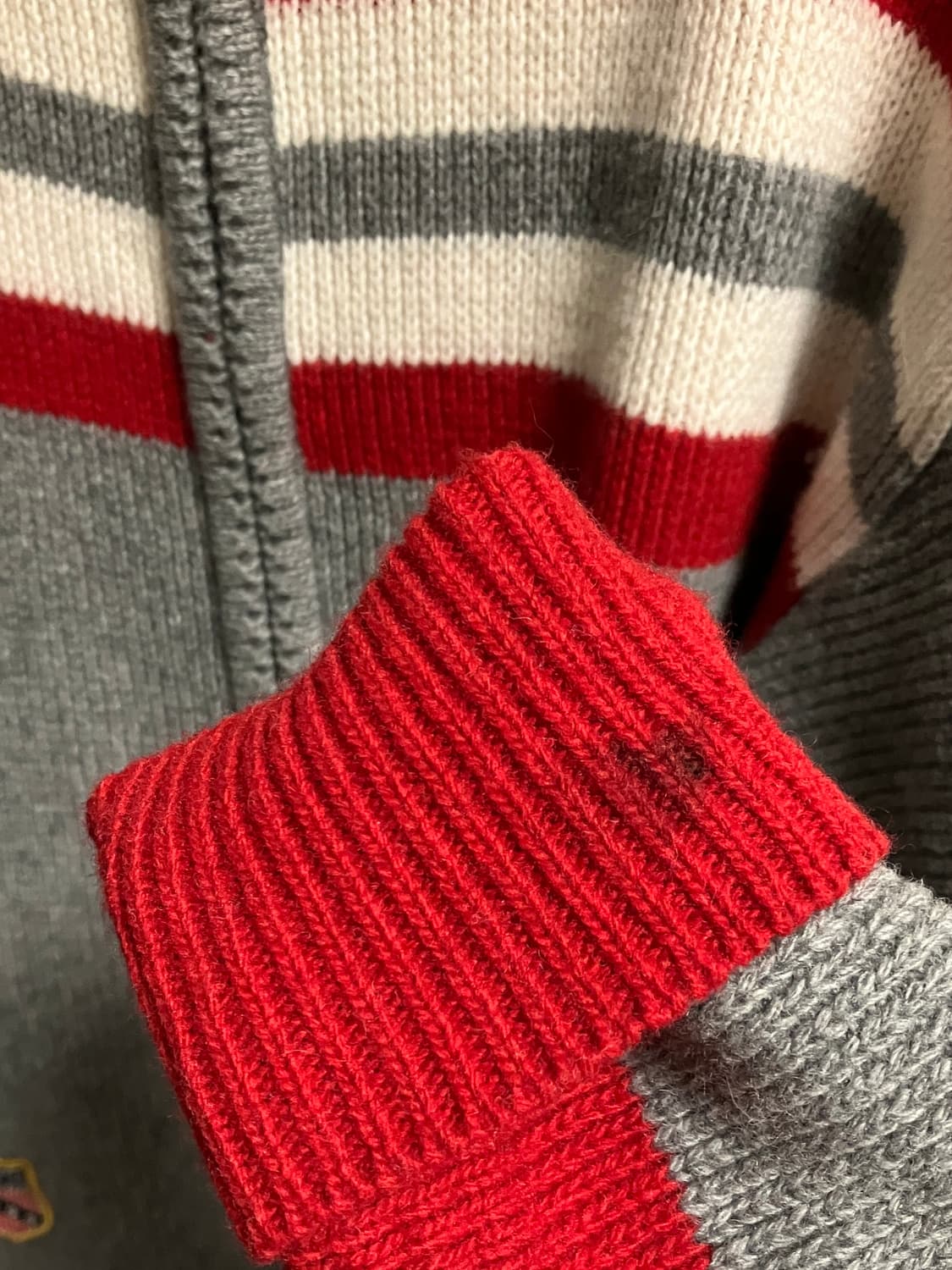 미나수 집업 니트 가디건 상품이미지3