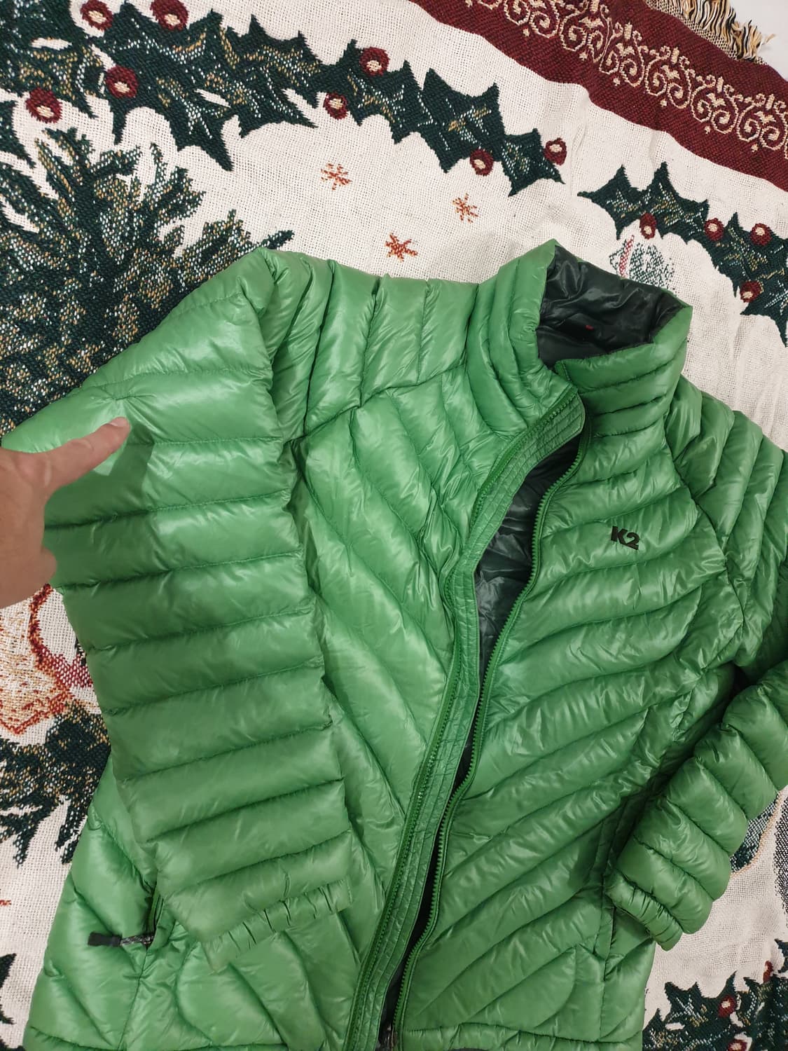 K2 녹색 100size 경량패딩 상품이미지6