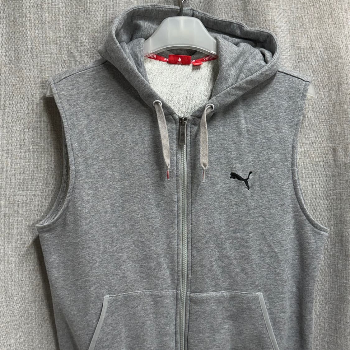 [M] 푸마(PUMA) 코튼 조끼 후드집업 베스트 상품이미지2