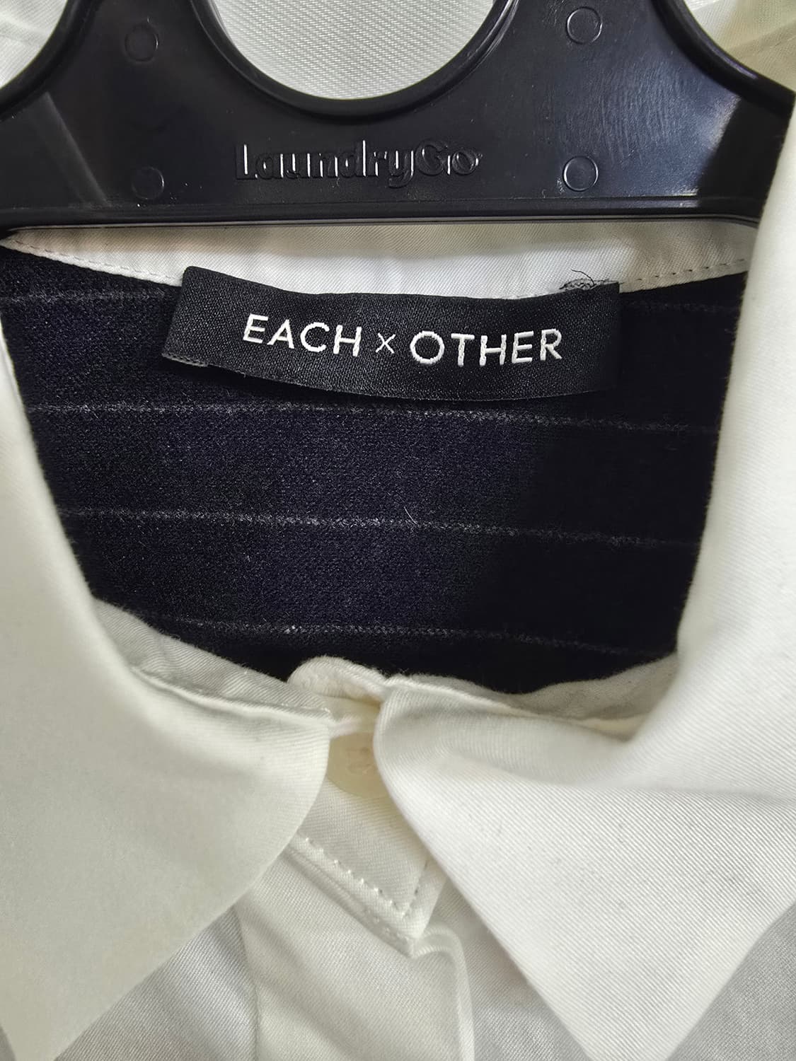 EACH X OTHER 배색 셔츠 (1976) 상품이미지3