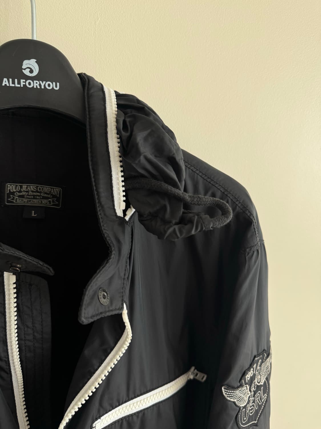 폴로 진스 USRL 바이커 윈드브레이커 자켓 L 상품이미지5