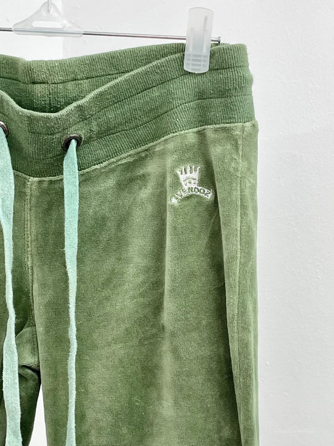 y2k 그린 티아라 벨벳 셋업💚 상품이미지8