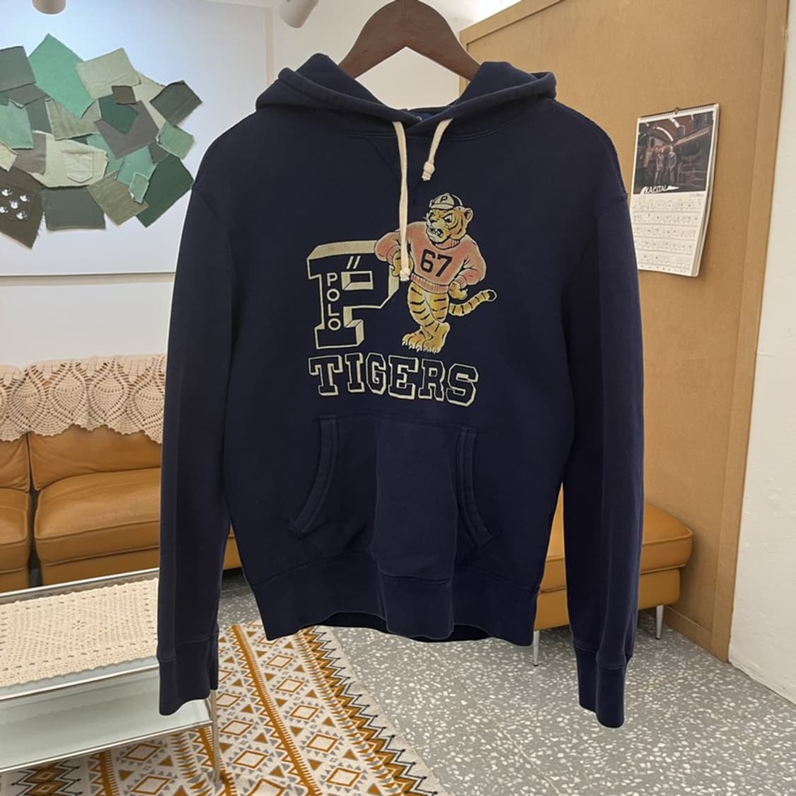 폴로 랄프로렌 엠브로이드 스트릿 펑크 타이거 후드티 S C10671 상품이미지3