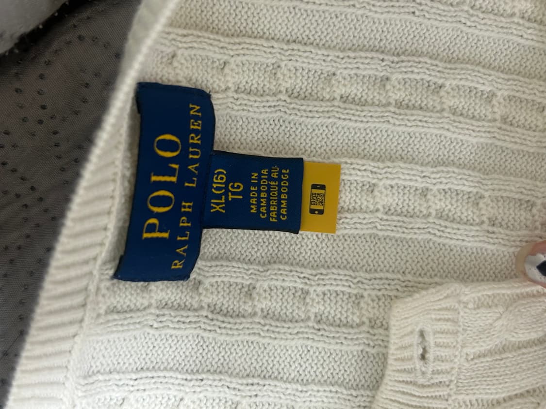 폴로 가디건 걸즈 xl (정품-qr인증 됨) 상품이미지2