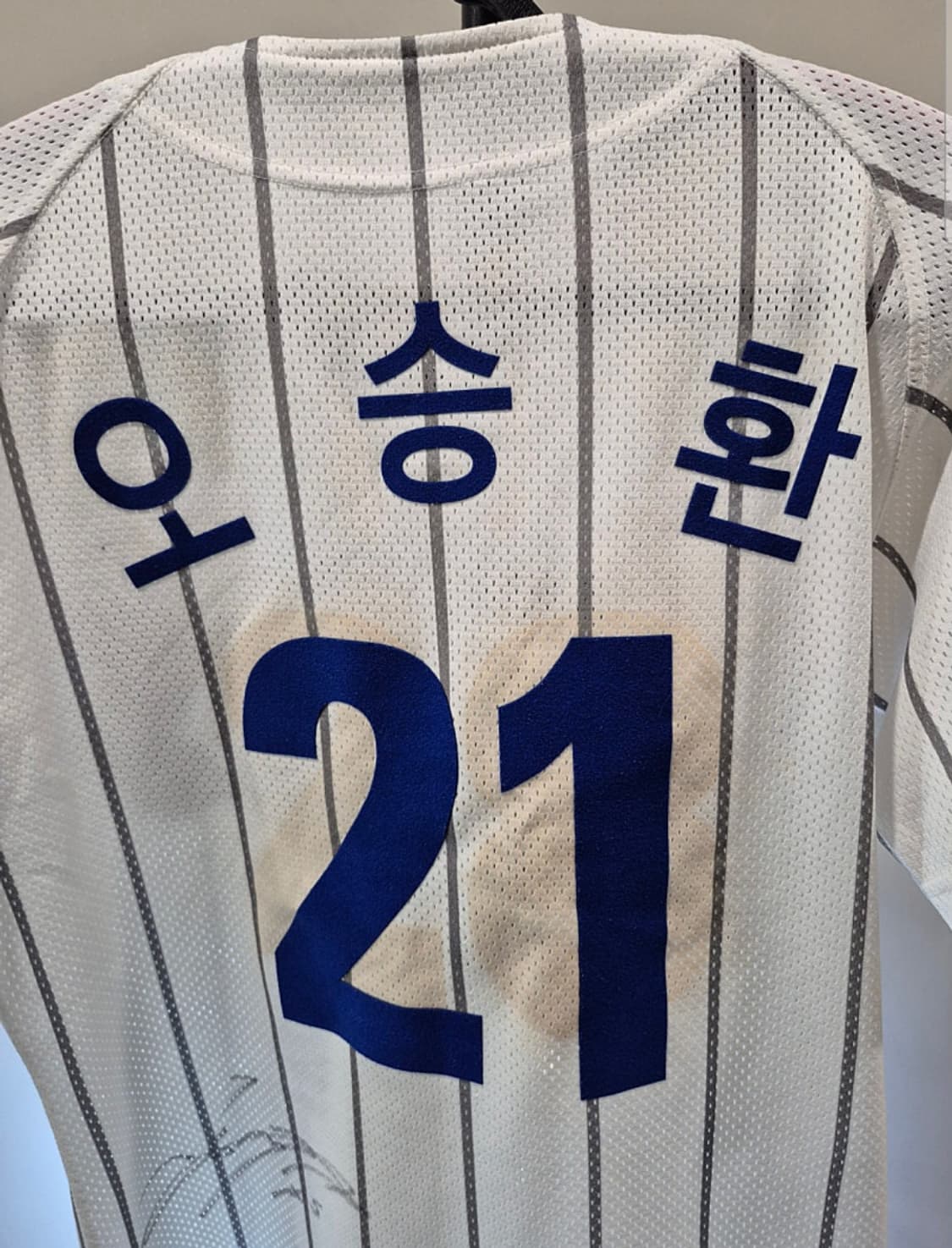 삼성라이온즈 왕조시절 유니폼 95사이즈 오승환 마킹 팝니다 상품이미지3