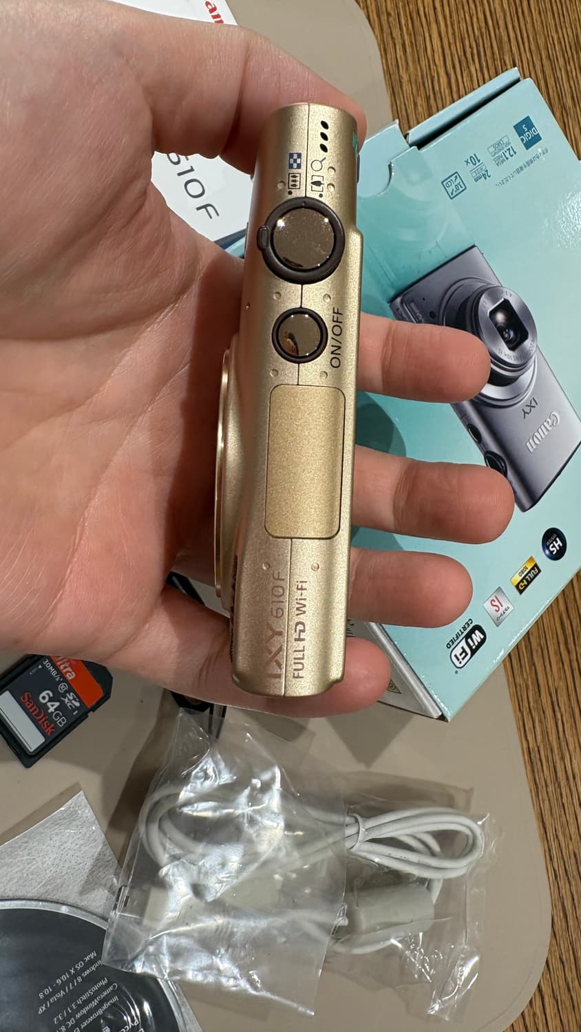 신품급)캐논 익시 610F (익서스 255 HS) 빈티지디카 상품이미지3