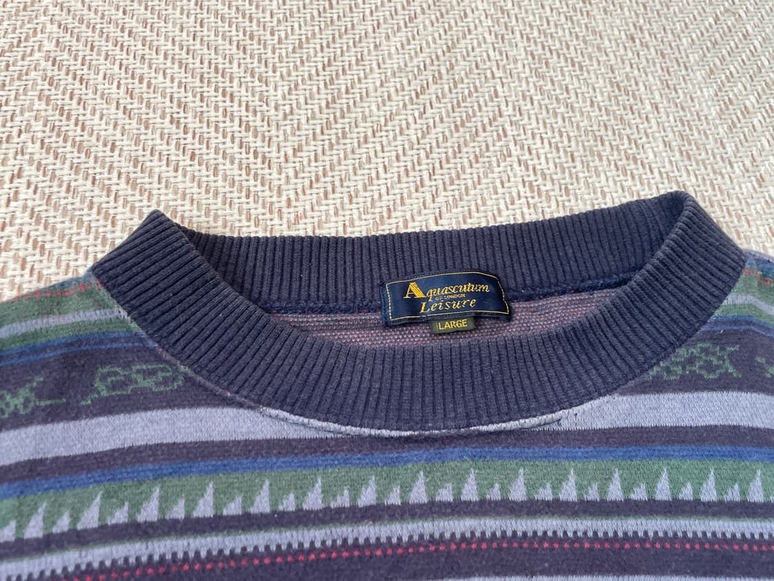 아쿠아스큐텀 페이즐리 스웻셔츠  상품이미지4