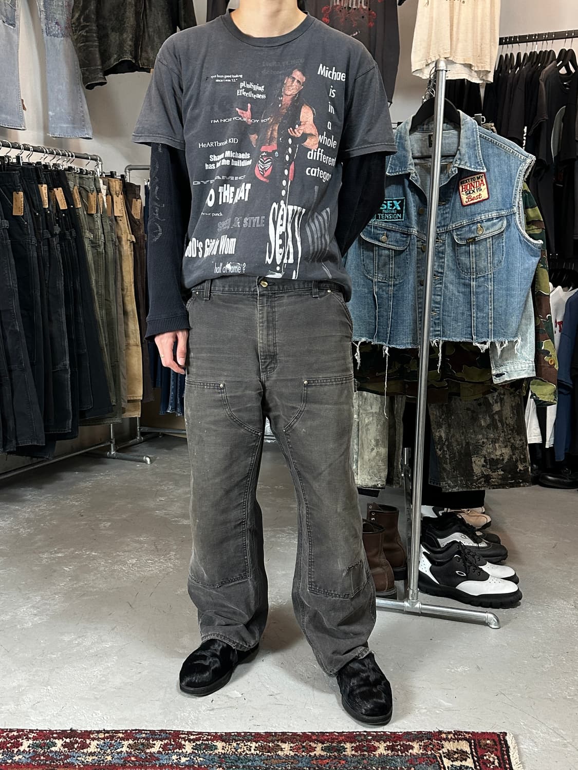 90’s OG USA Made 칼하트 더블니 팬츠 칼하트 썩블니 상품이미지2