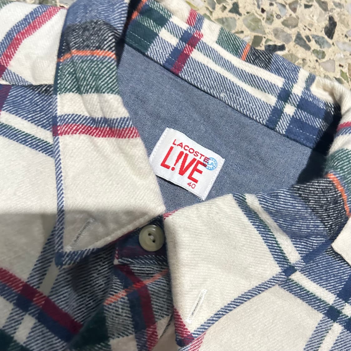 라코스테 (Lacoste) 체크 플란넬 셔츠 상품이미지5
