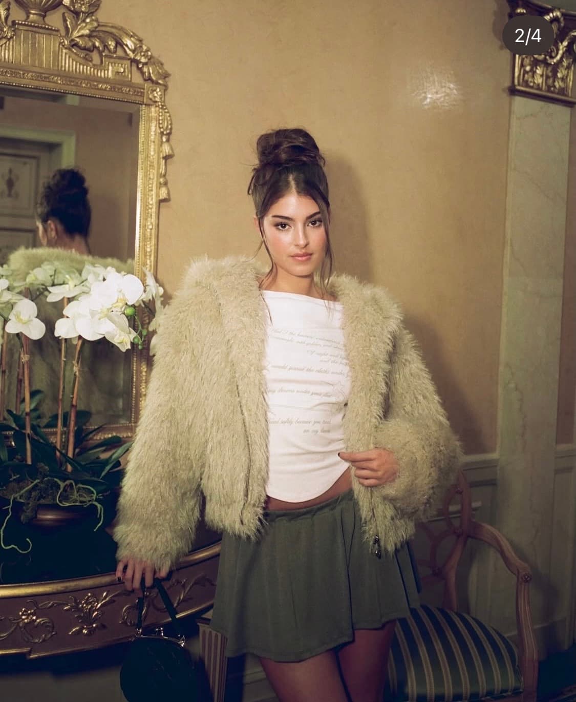 threetimes teddy bear zip hoodie 상품이미지2