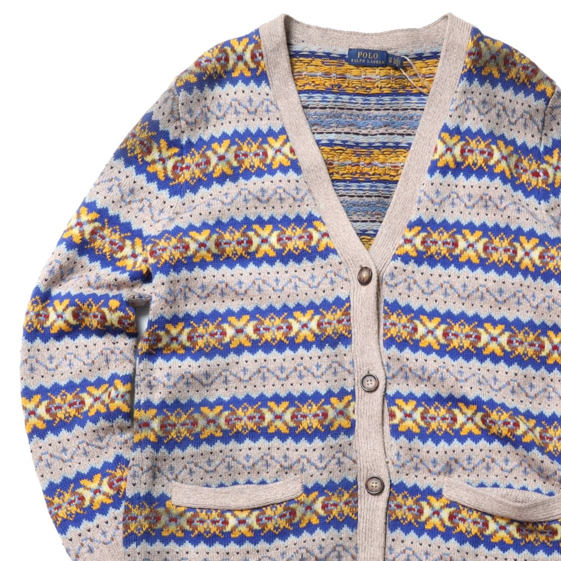 폴로 랄프로렌 Fairisle Silk Blended Cardigan  상품이미지2