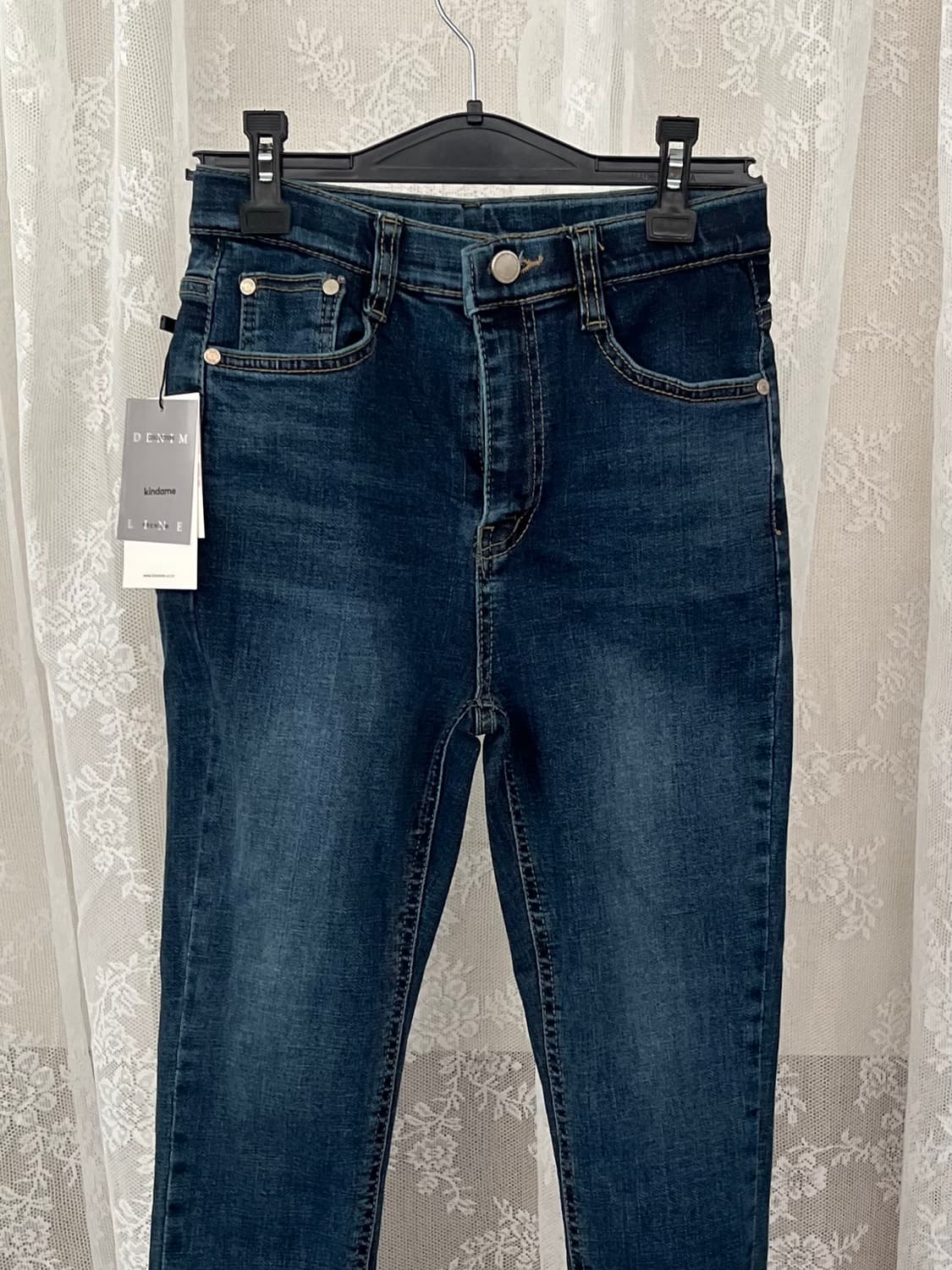 S) 새상품 카인다미 골반볼륨업 스키니 진청 상품이미지3