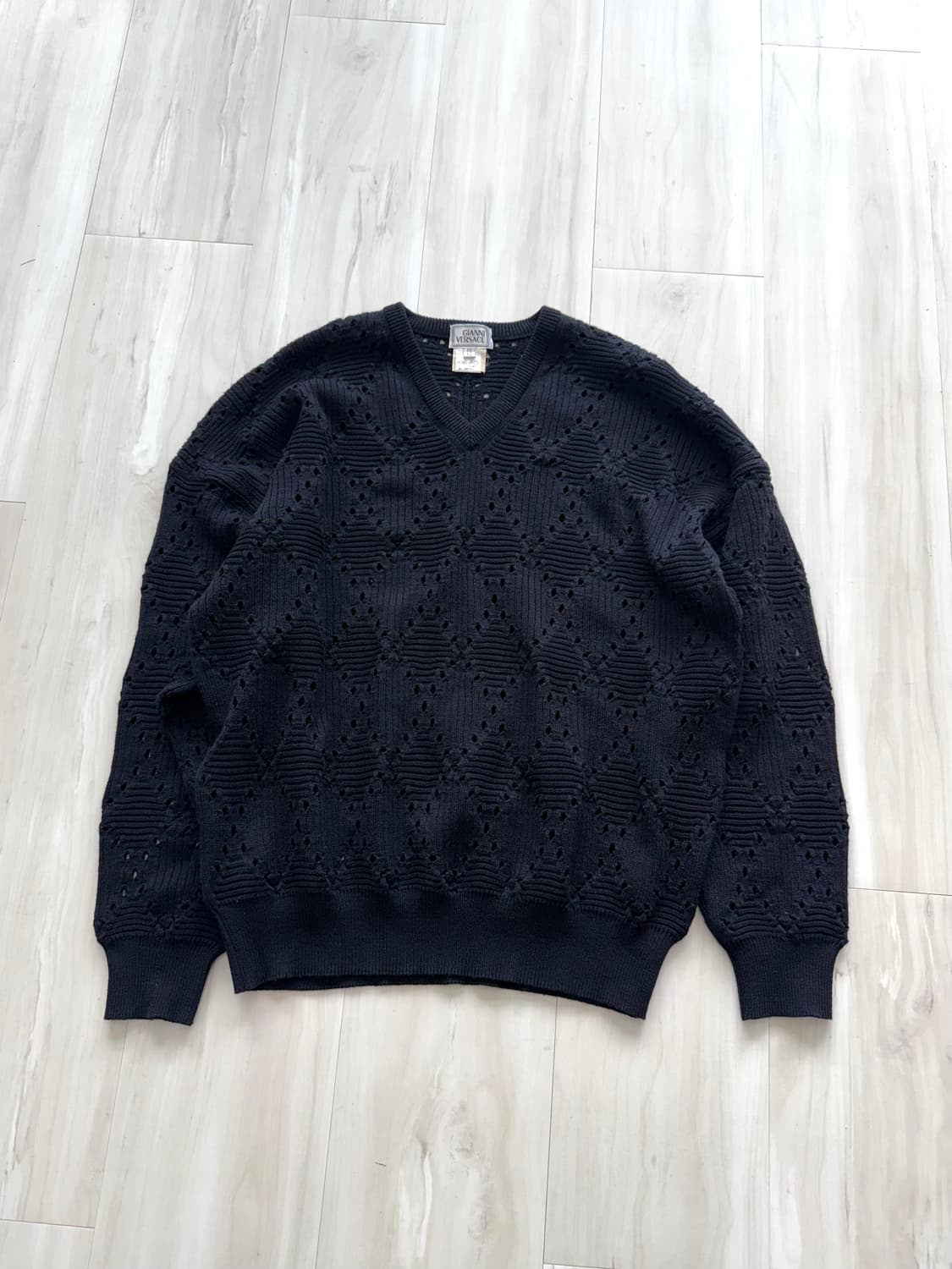 versace navy knit  상품이미지2