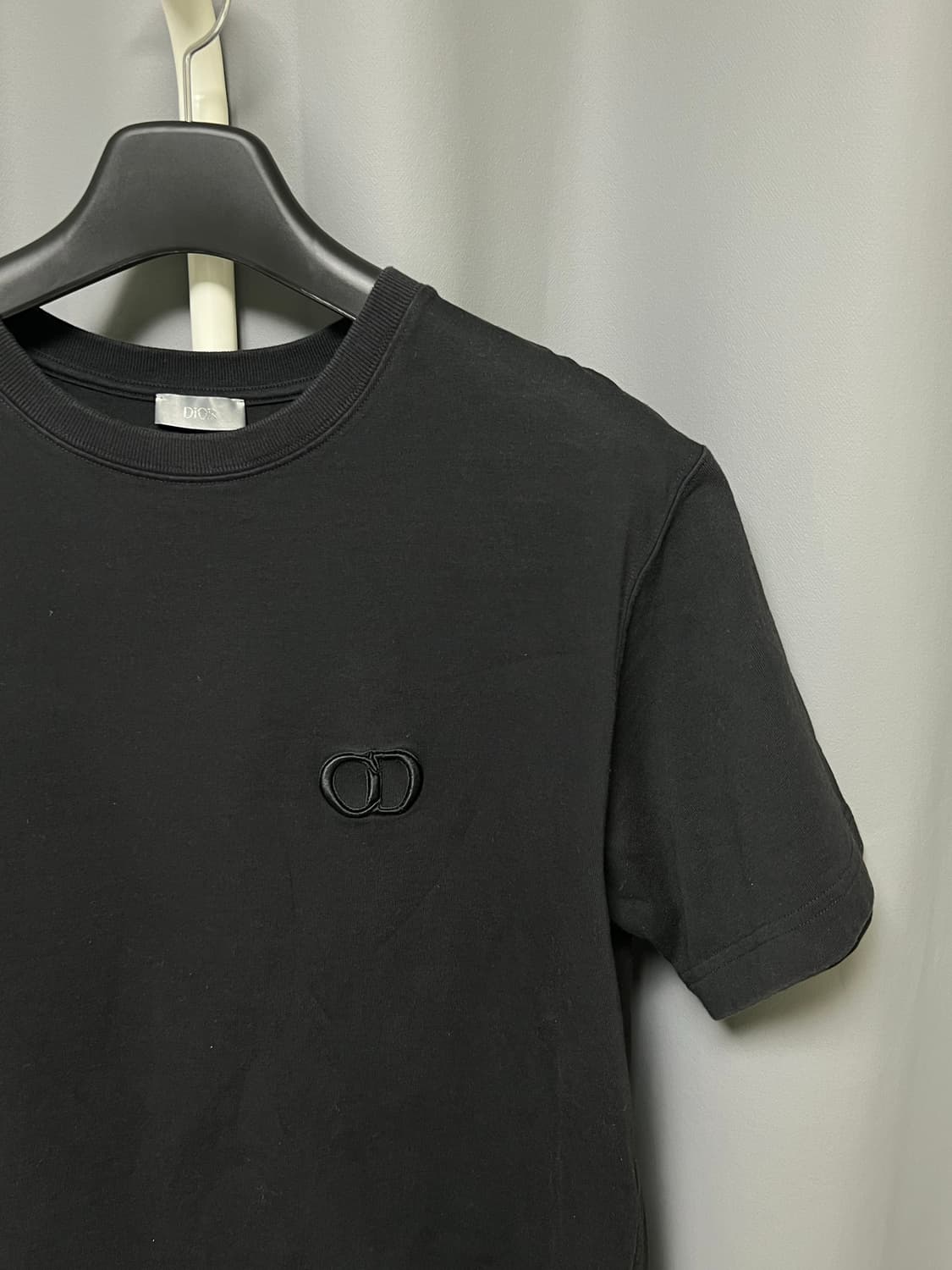 [정품] XL 디올 CD 로고 반팔티 블랙 상품이미지1