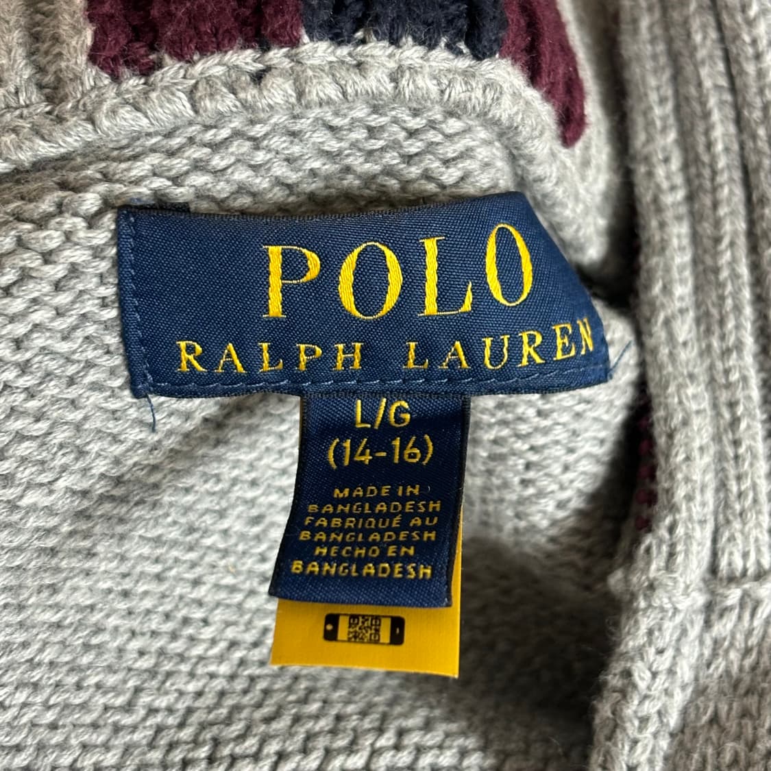 폴로 랄프로렌 니트 집업 상품이미지4