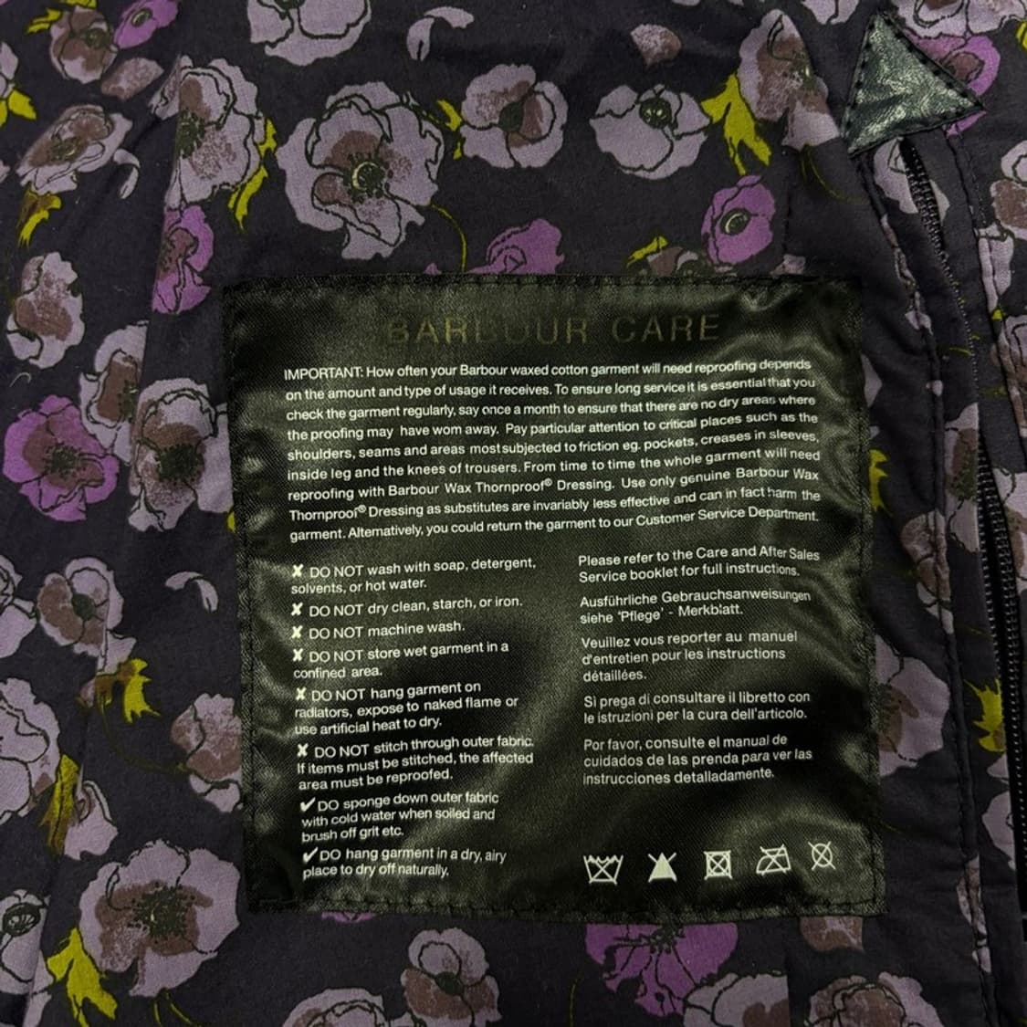 바버 헌팅자켓 v1285 상품이미지7