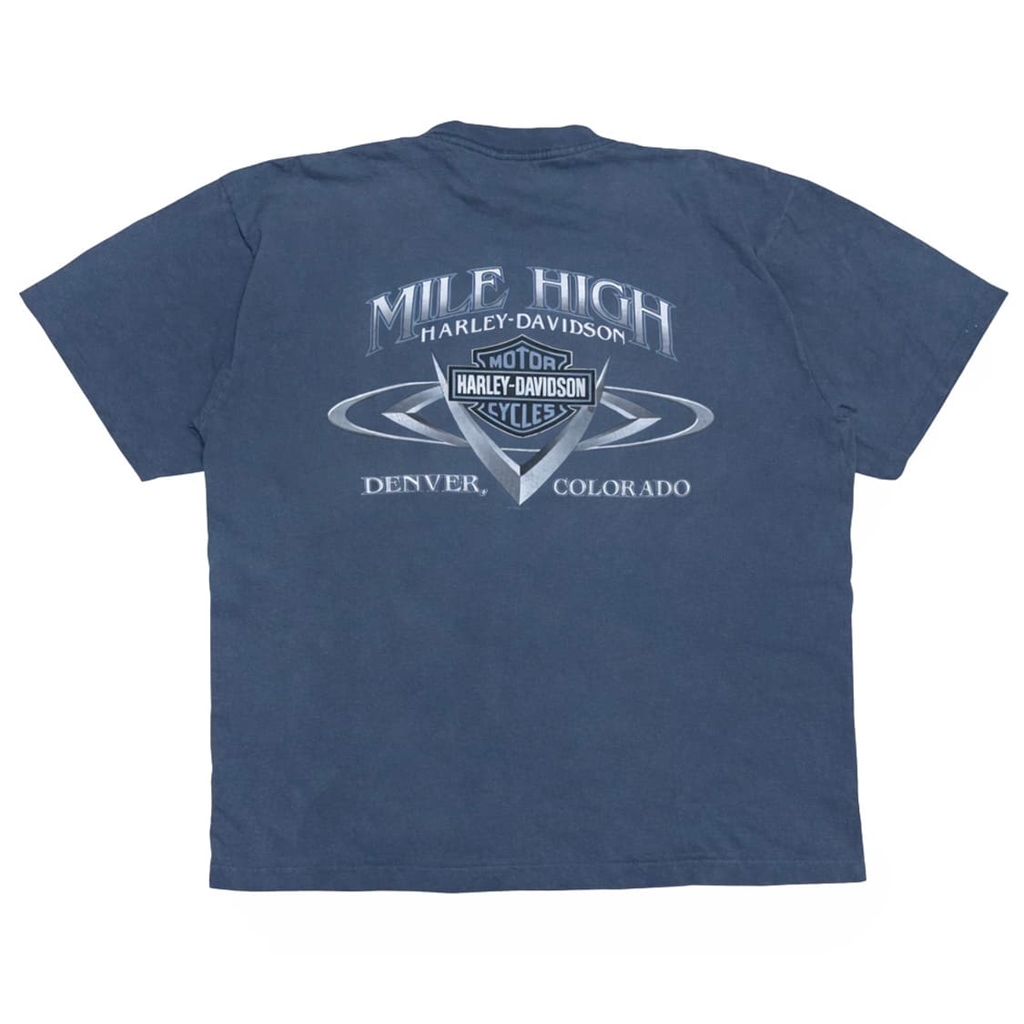 🇺🇸 00s 할리데이비슨 마일하이 티셔츠 상품이미지2