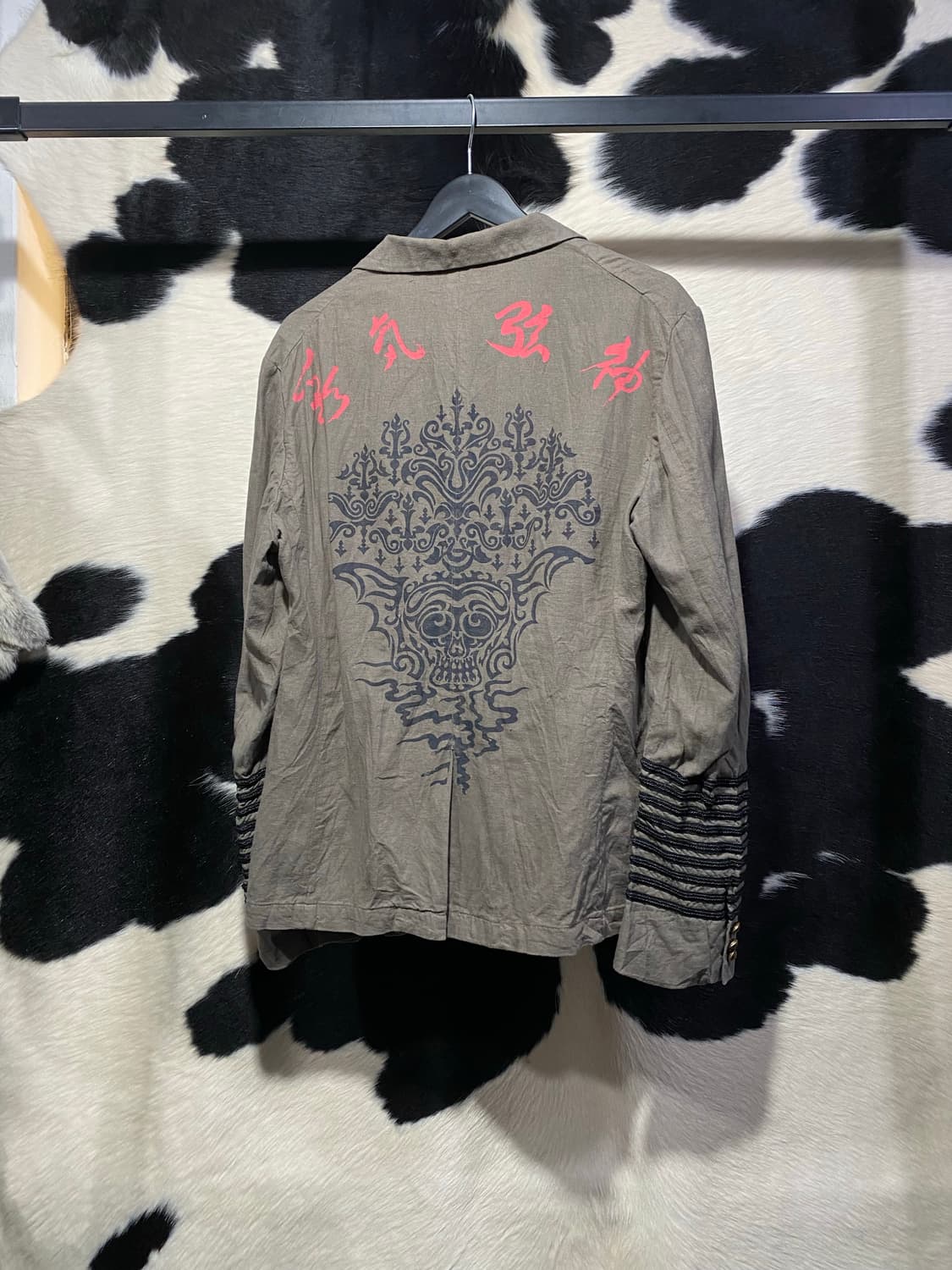 PPFM 비즈디테일 백프린팅 블레이저 상품이미지5