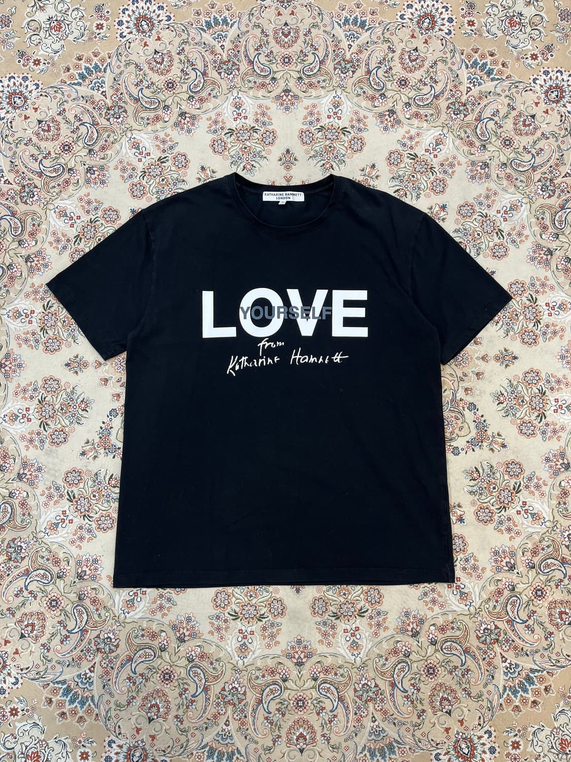 캐서린 햄넷 런던 LOVE YOUR SELF 티셔츠 반팔 상품이미지1