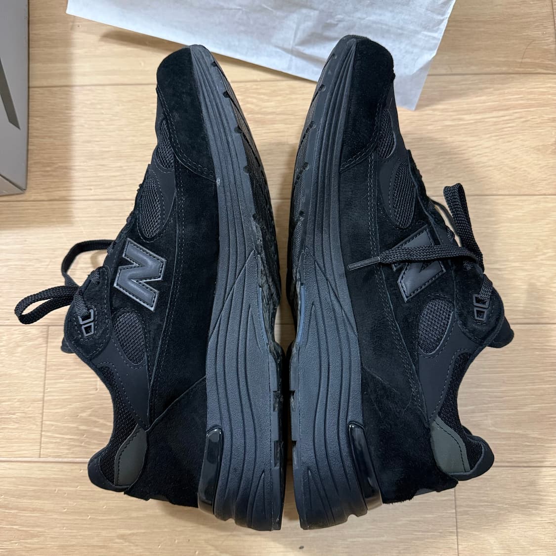 285 뉴발란스992 코어블랙 트리플블랙 올검 상품이미지3