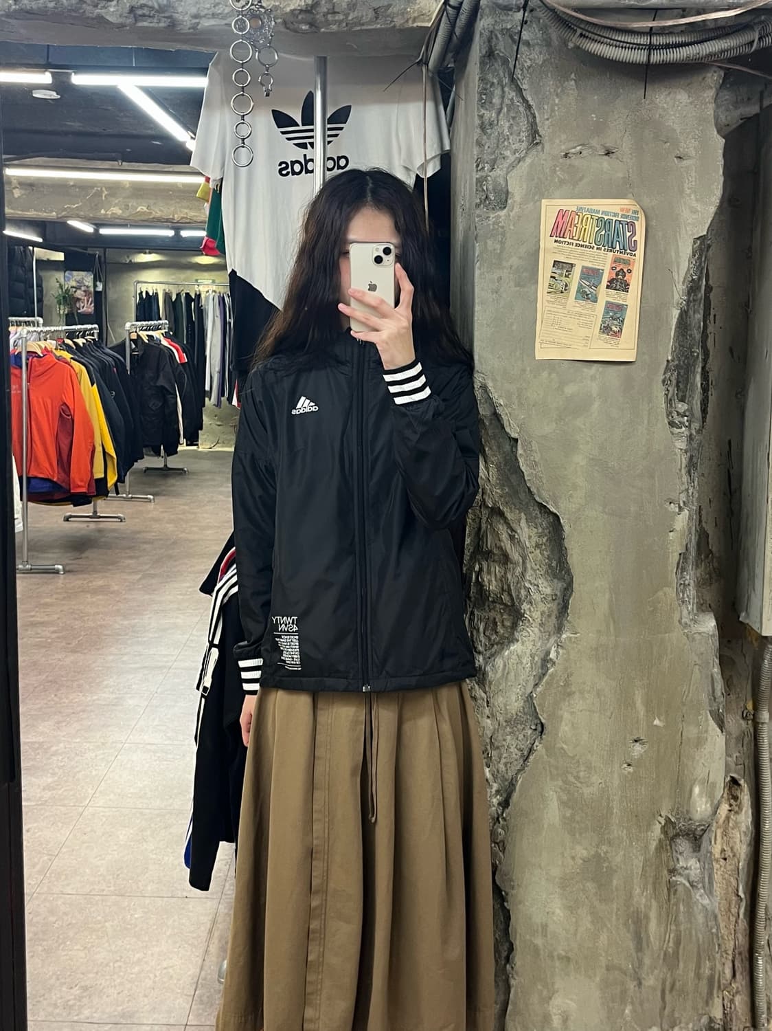 아디다스 후드 바람막이 블랙 M #csz2138 상품이미지2