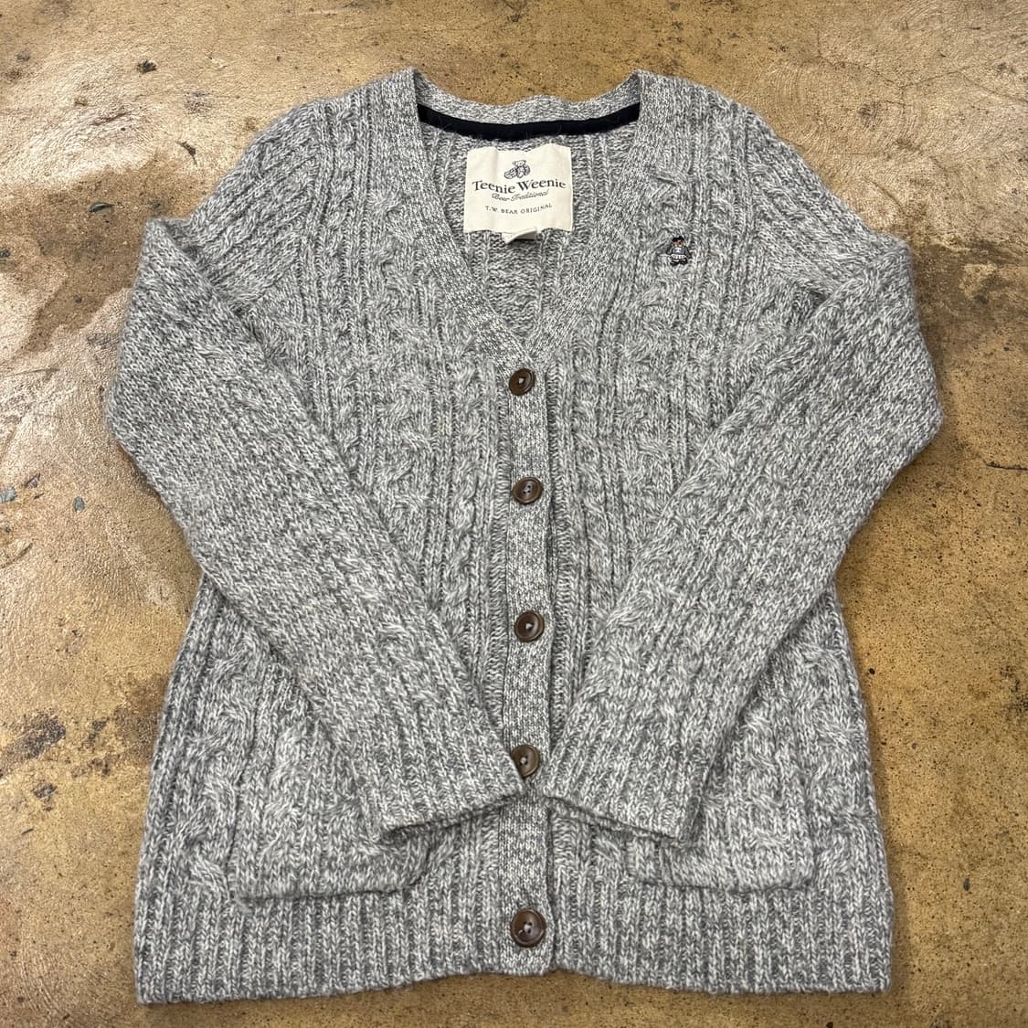 티니위니 그레이 니트 가디건  상품이미지2