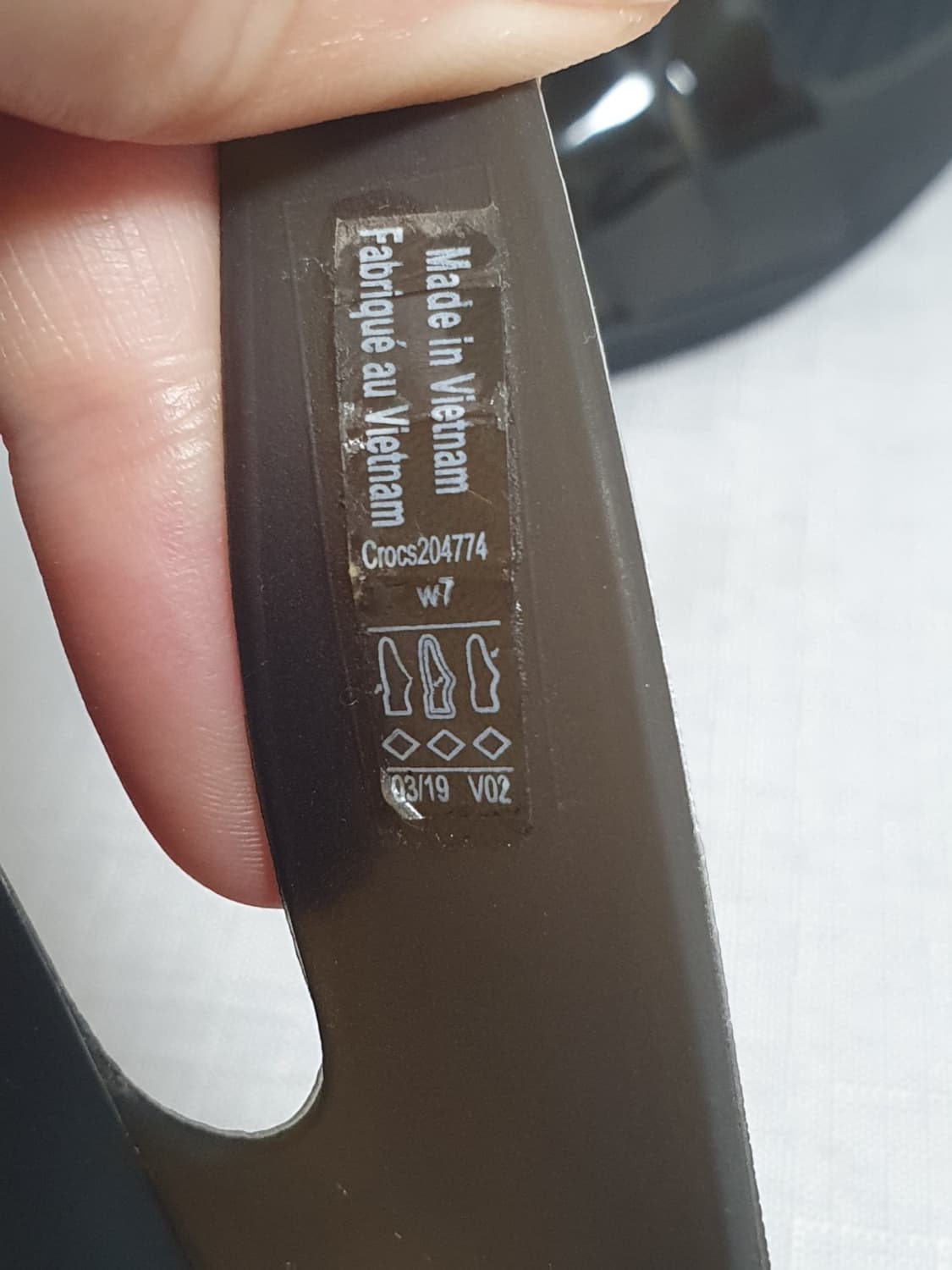 크록스 이사벨라 젤리 슬링백 미니웨지 클리어블랙 240mm 상품이미지9