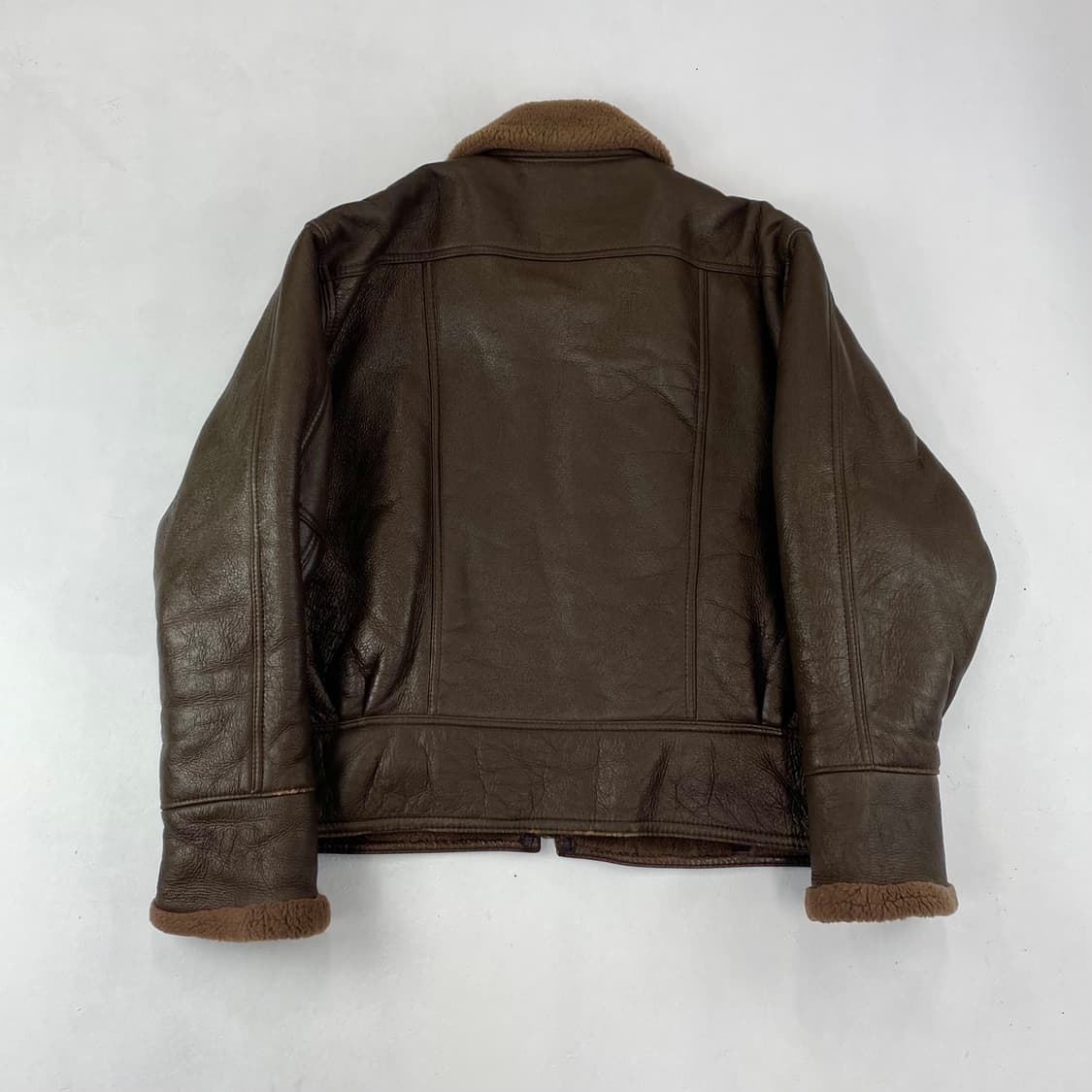 빈티지 양가죽 브라운 무스탕 자켓 (105) 상품이미지2