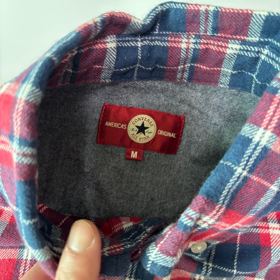 컨버스 아메리카 오리지널 체크 버튼다운 셔츠 상품이미지4