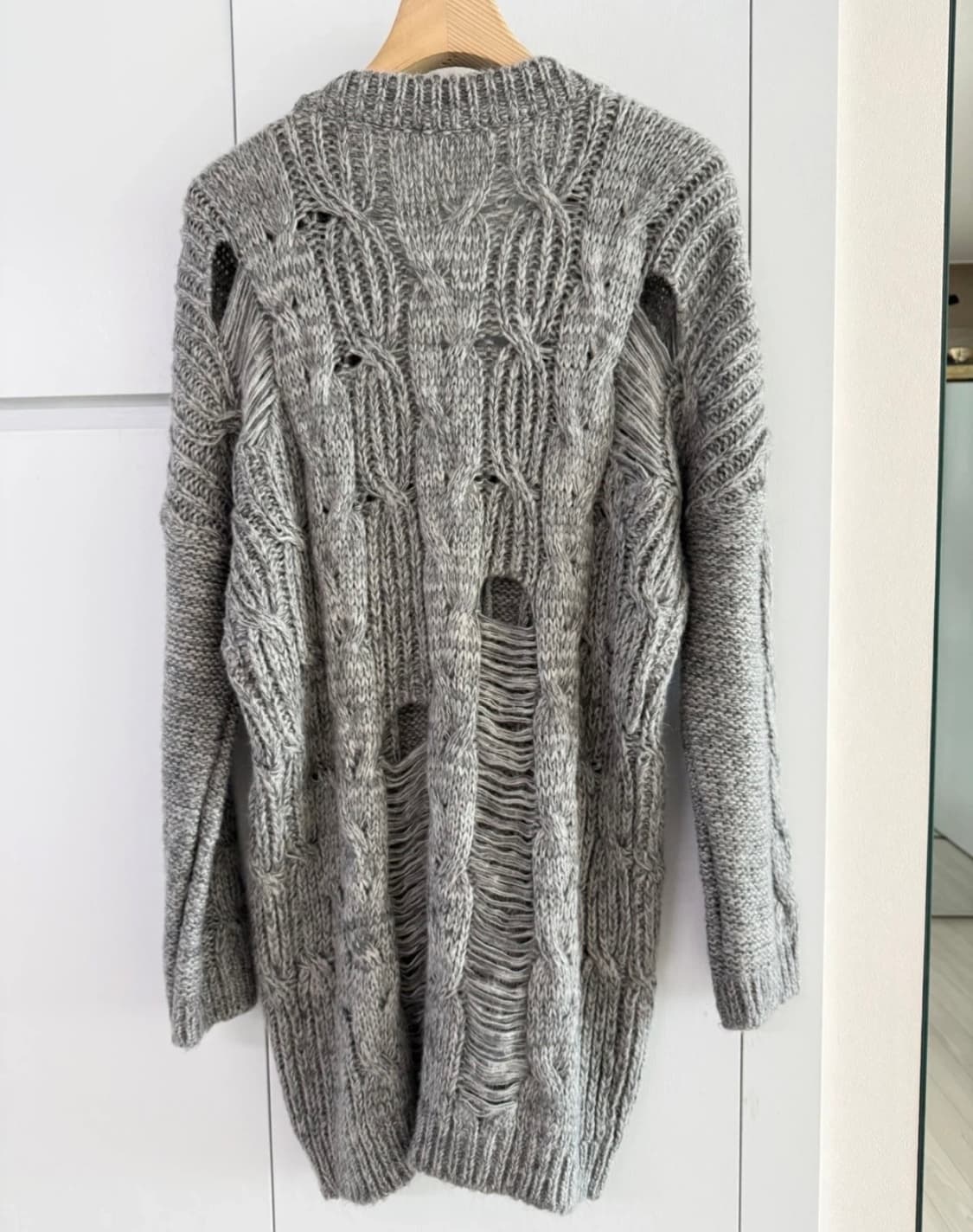 데미지 포인트 가디건 남녀 상품이미지2