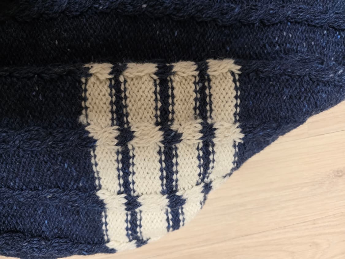 [4]24ss 톰브라운 케이블 니트 네이비 상품이미지3