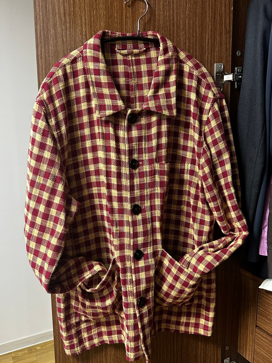 [XL] 라르디니 체크 셔츠 자켓 상품이미지4