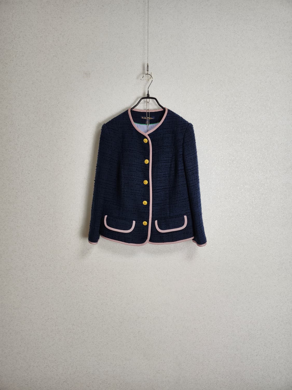 브룩스브라더스 금장 트위드 자켓55(새제품) 상품이미지1